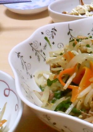 塩コショウ味が超うま！豚バラもやし炒め♪-レシピのメイン写真