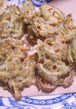 ゴーヤのかりかり揚げ-レシピのメイン写真