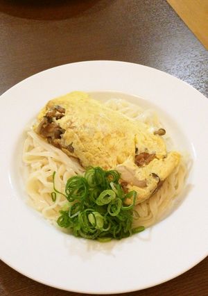 だし巻き卵のおうどん-レシピのメイン写真