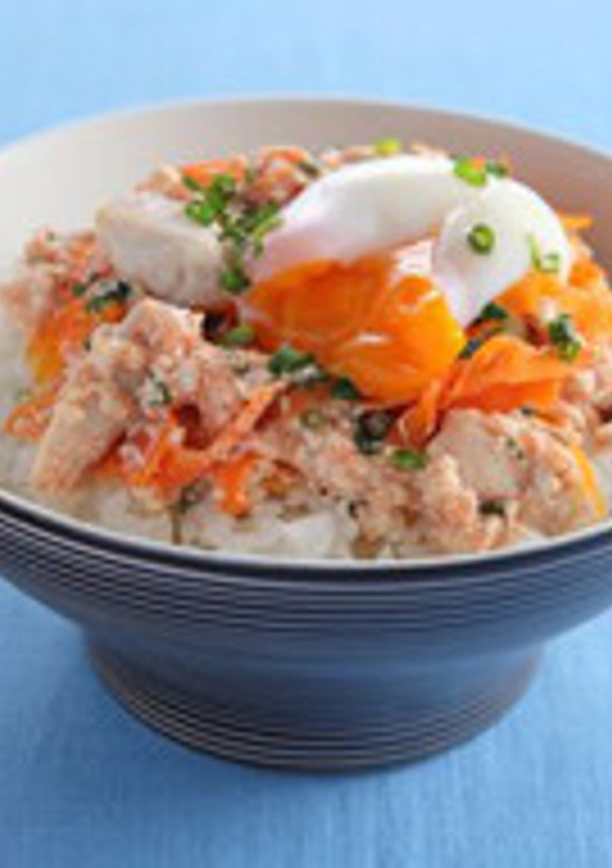にんじんとささみのSOYどんぶり-レシピのメイン写真