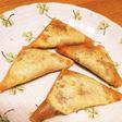 簡単☆サツマイモとあんこの三角春巻き