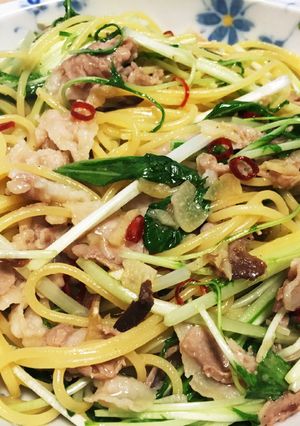 シャンタンDXで中華風パスタ-レシピのメイン写真