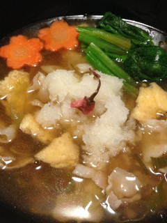 桜あんかけうどん-レシピのメイン写真