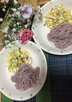 タイ風味「トスサラ」コールスロー素麺-レシピのメイン写真