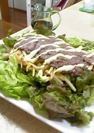 ポテトをサンド★薄切り牛肉ステーキ？-レシピのメイン写真