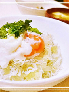 糖質オフ!?しらす玉ねぎ玉子丼-レシピのメイン写真