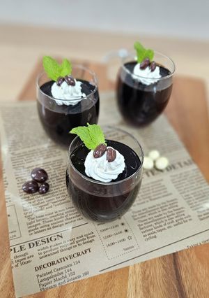 ぷるんぷるん❤アガーでコーヒーゼリー♪-レシピのメイン写真