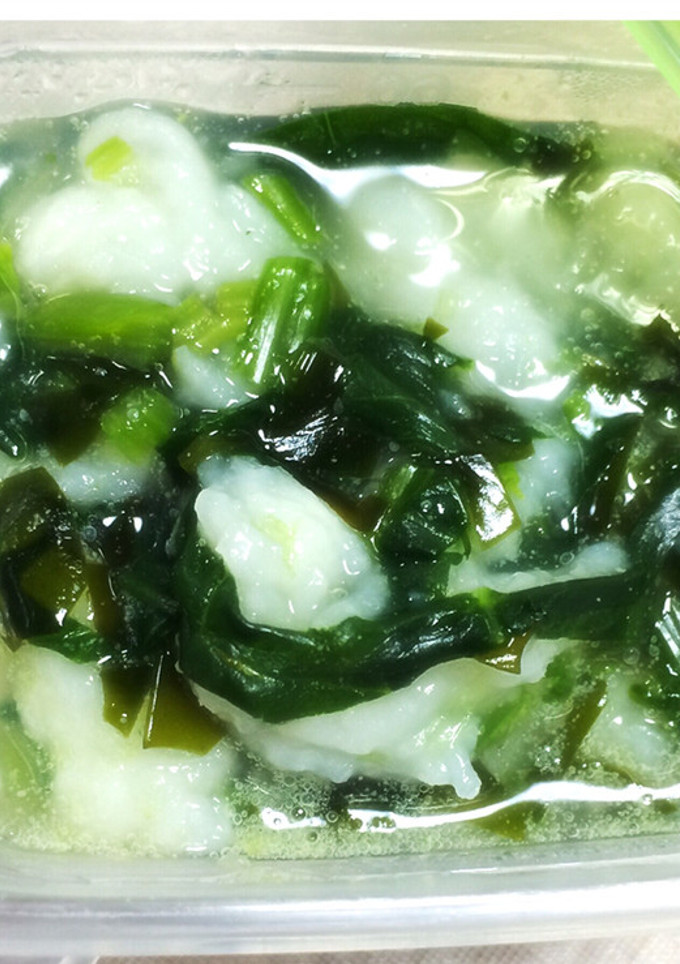 離乳食後期☆とろろ&ほうれん草のだし煮-レシピのメイン写真