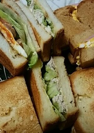 わが家のサンド達(ﾊﾑﾀﾏｺﾞ)編-レシピのメイン写真