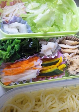 お弁当にサラダスパゲッティ-レシピのメイン写真