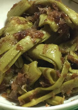 自然が美味しいイタドリのおかか煮-レシピのメイン写真