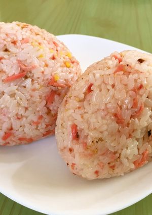 ☆ごま油香る すき焼き紅生姜おにぎり-レシピのメイン写真