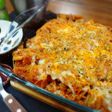 *ナスと豚挽き肉としらたきのグラタン*