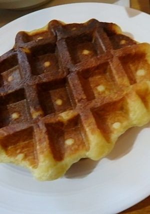 低糖　大豆粉でワッフル-レシピのメイン写真