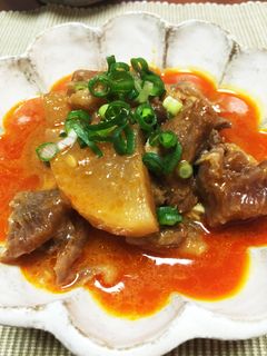 牛すじキムトマ煮込み-レシピのメイン写真