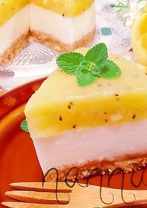 とっても爽やか♪キウイのヨーグルトケーキ-レシピのメイン写真