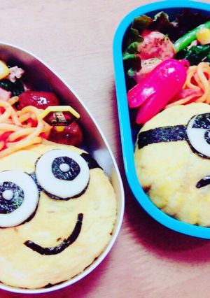 キャラ弁❁ミニオンズ-レシピのメイン写真