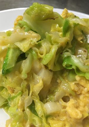 春キャベツと卵の炒めもの-レシピのメイン写真