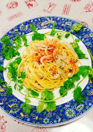 桜えびとちりめん雑魚のパスタ-レシピのメイン写真