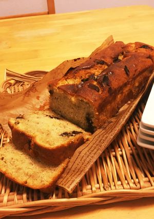 チョコバナナパウンドケーキ-レシピのメイン写真