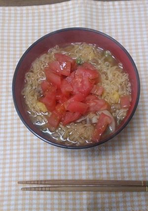 カップ麺でアレンジ野菜ラーメン-レシピのメイン写真