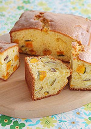かぼちゃとさつまいものスクエアケーキ-レシピのメイン写真