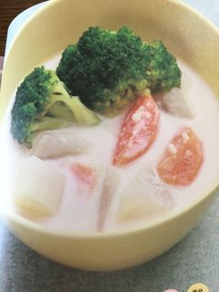 根菜の豆乳酢しょうがスープ-レシピのメイン写真
