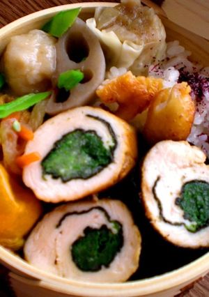水菜チキンロール-レシピのメイン写真