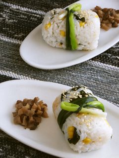 わかめとコーンのごま油オイルおにぎり-レシピのメイン写真