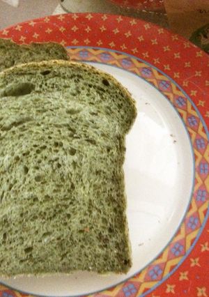 もちっとよもぎ食パン-レシピのメイン写真