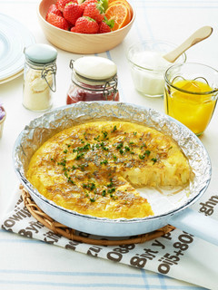 朝ごはんに!スペイン風オムレツ-レシピのメイン写真