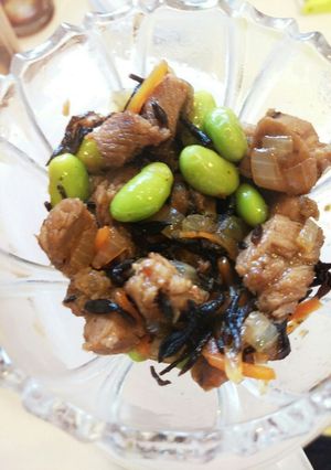 お肉ゴロりん★ひじき-レシピのメイン写真
