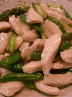 鶏ムネ肉とアスパラの塩炒め-レシピのメイン写真