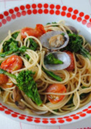 菜の花とあさりのパスタ-レシピのメイン写真