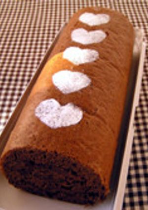 チョコレートロールケーキ-レシピのメイン写真
