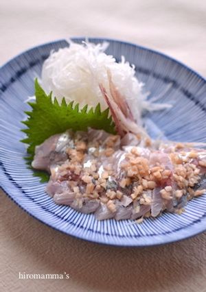 酢しょうがを使った即席〆アジ-レシピのメイン写真