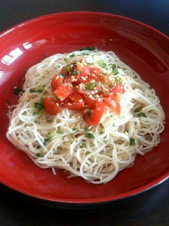 ☆簡単さっぱりレモン醤油冷やしそうめん☆-レシピのメイン写真