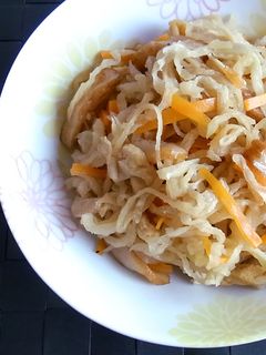 常備菜・基本の切干大根の煮物。-レシピのメイン写真