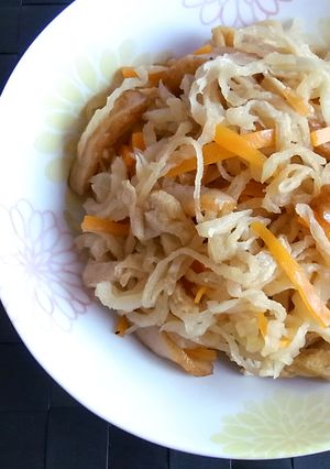 常備菜・基本の切干大根の煮物。-レシピのメイン写真