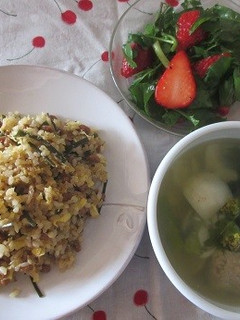 腸活!出汁がら納豆炒飯-レシピのメイン写真