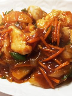 柔らか鶏胸肉の酢鶏-レシピのメイン写真