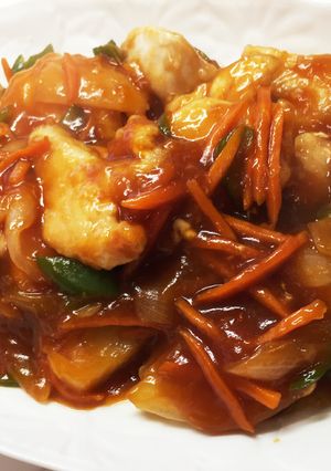 柔らか鶏胸肉の酢鶏-レシピのメイン写真