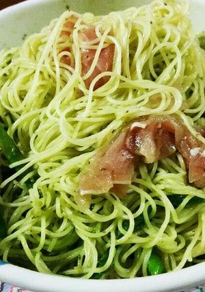☆春のジェノベーゼ☆カッペリーニ-レシピのメイン写真