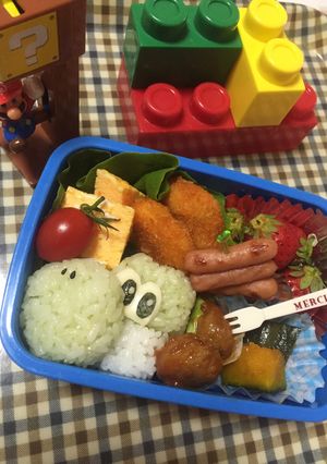キャラ弁☆ヨッシー-レシピのメイン写真