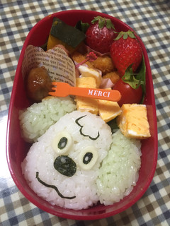 キャラ弁♡わんわん-レシピのメイン写真