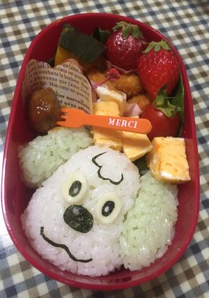 キャラ弁♡わんわん-レシピのメイン写真