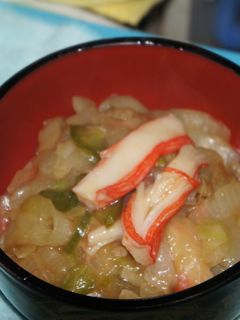 玉葱のあんかけ丼-レシピのメイン写真