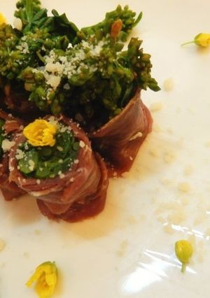 菜の花の生ハム巻き-レシピのメイン写真