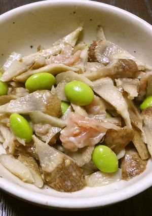 まるごとゴボウと生ハムのゴマ風味サラダ-レシピのメイン写真
