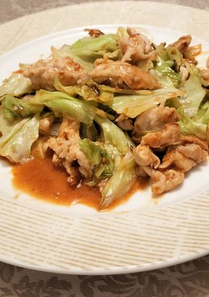 夏バテ回復!ワンパン豚肉キャベツで回鍋肉-レシピのメイン写真